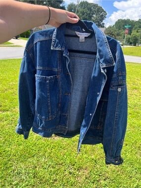Dark Blue Denim Jean Jacket for Women